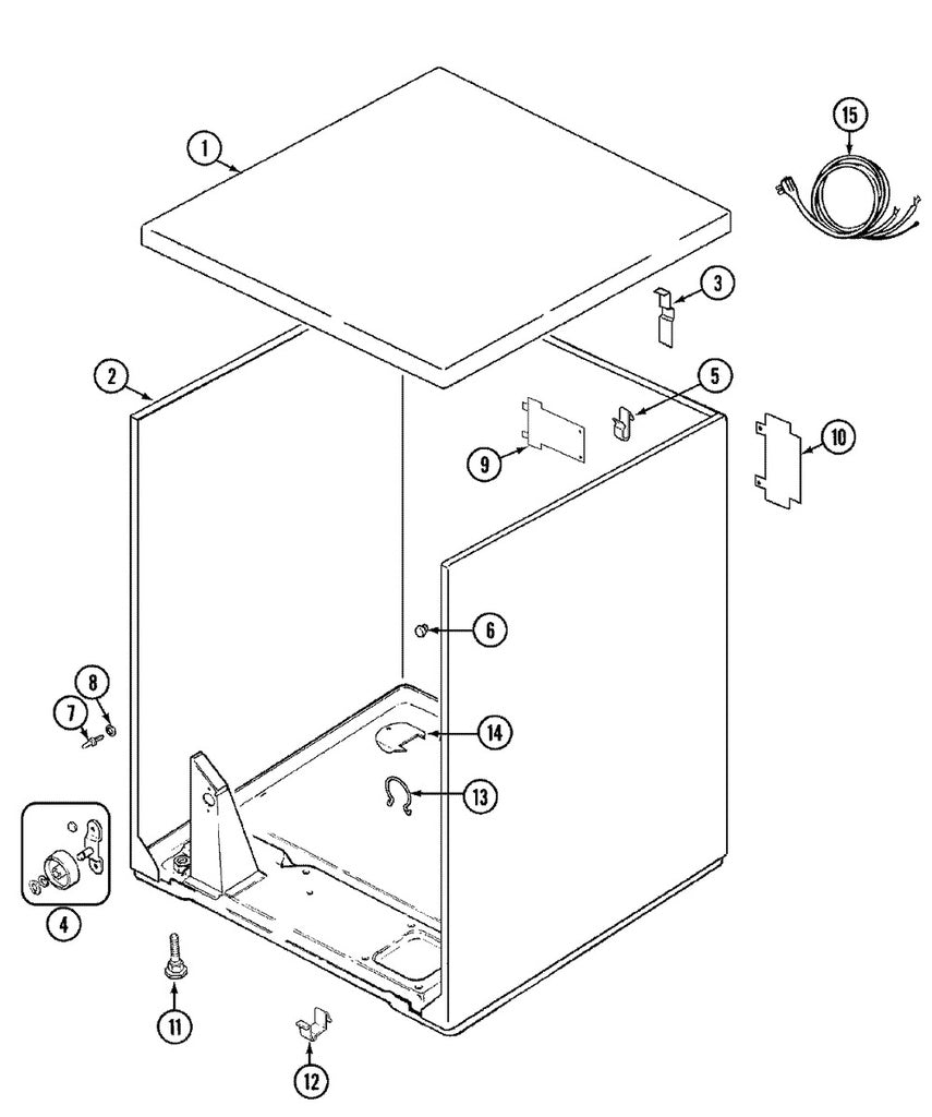 Whirlpool Dryer Drum Glide Kit - 12002126, Replaces: 53-0311N