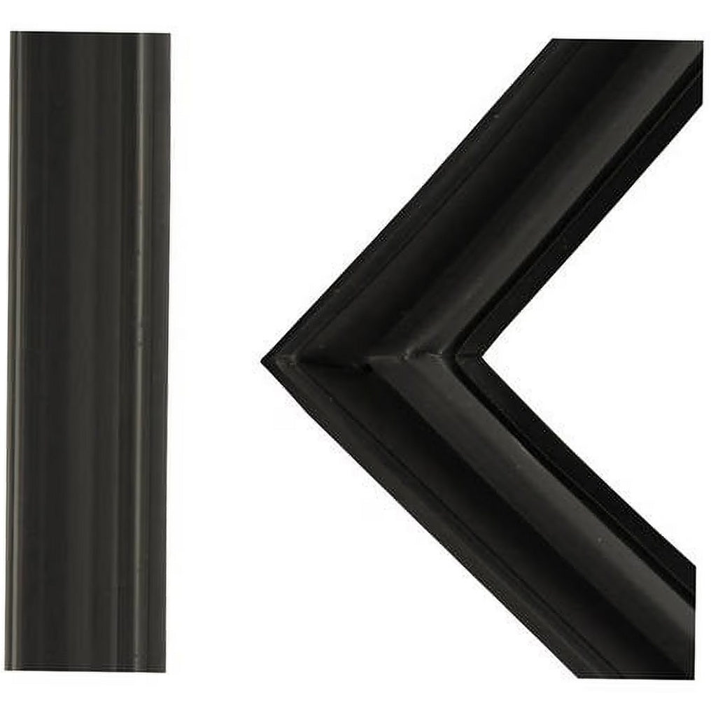 Frigidaire Refrigerator & Freezer Fresh Food Door Gasket (Black) - 241510203, Replaces: 241510205
