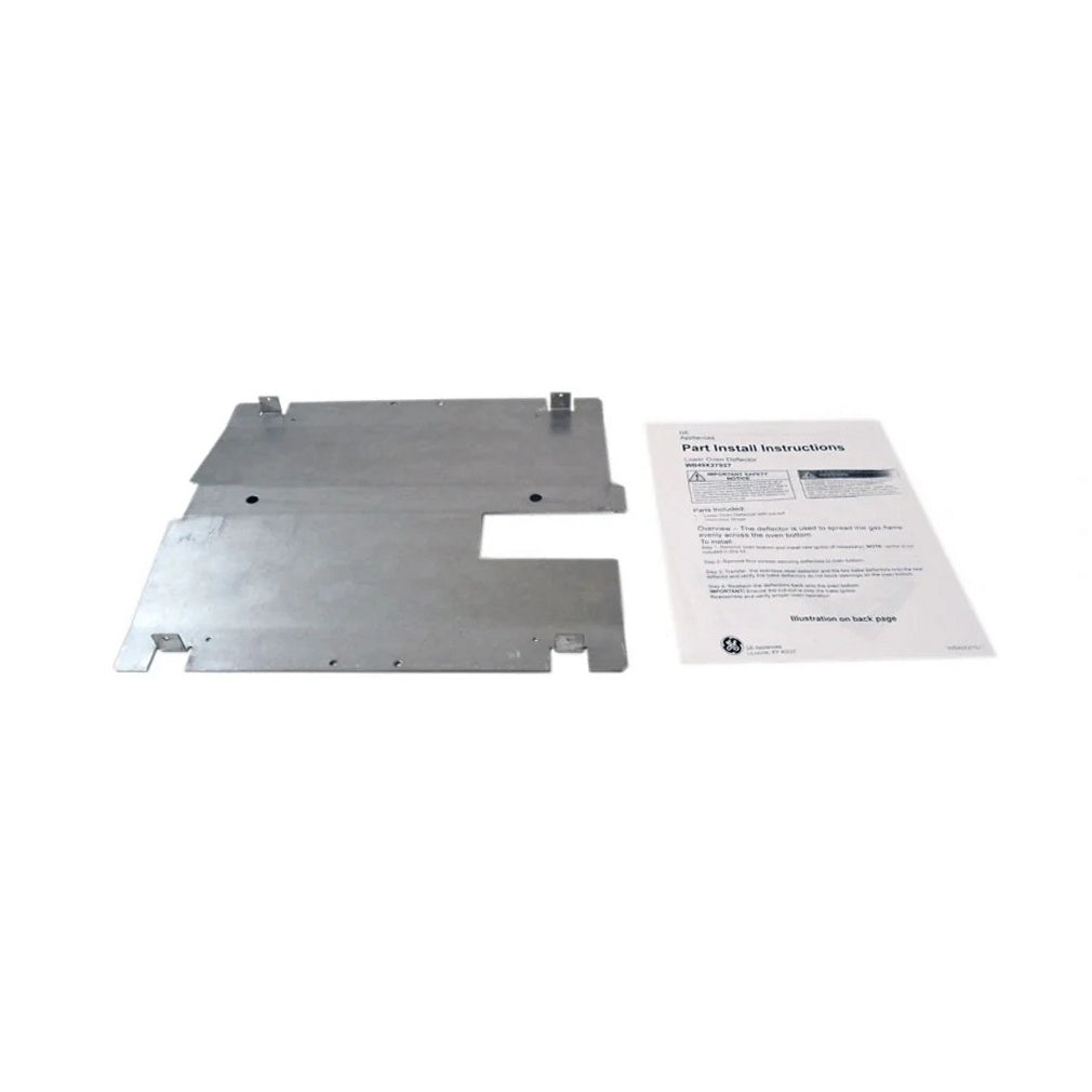 GE Range, Oven & Cooktop Bottom Oven and Deflector Assembly - WB35X37972, Replaces: WB49X27927