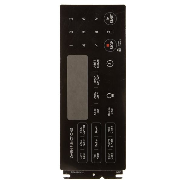 Frigidaire Range Oven Membrane Switch- 316352207