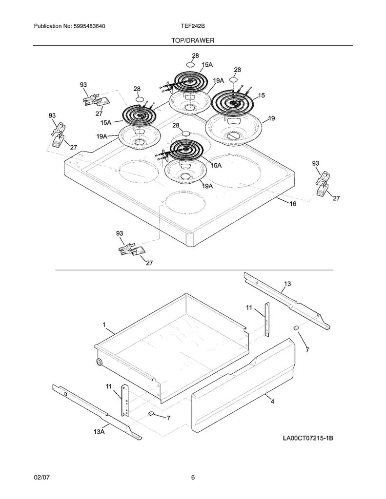 Frigidaire Range, Oven & Cooktop Range Drawer Spacer - 318014800
