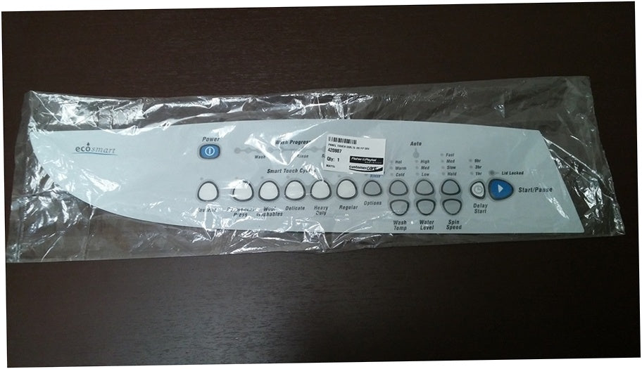 Fisher & Paykel Range, Oven & Cooktop Touch Panel (White) - 420807, Replaces: 420068