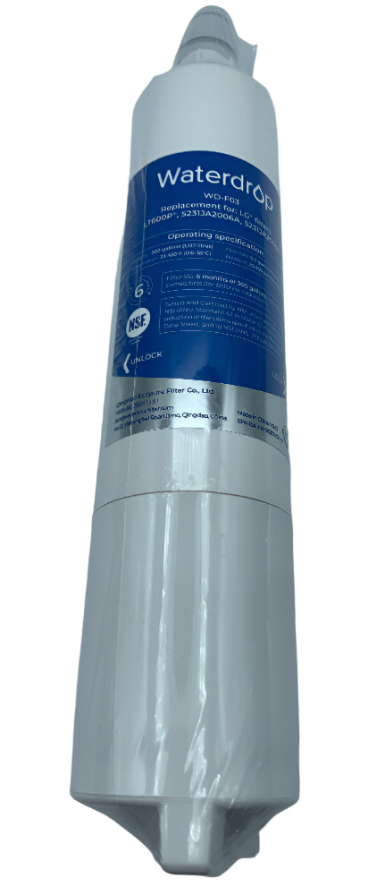 LG Refrigerator Water Filter- 5231JA2006A, Replaces: 1266885