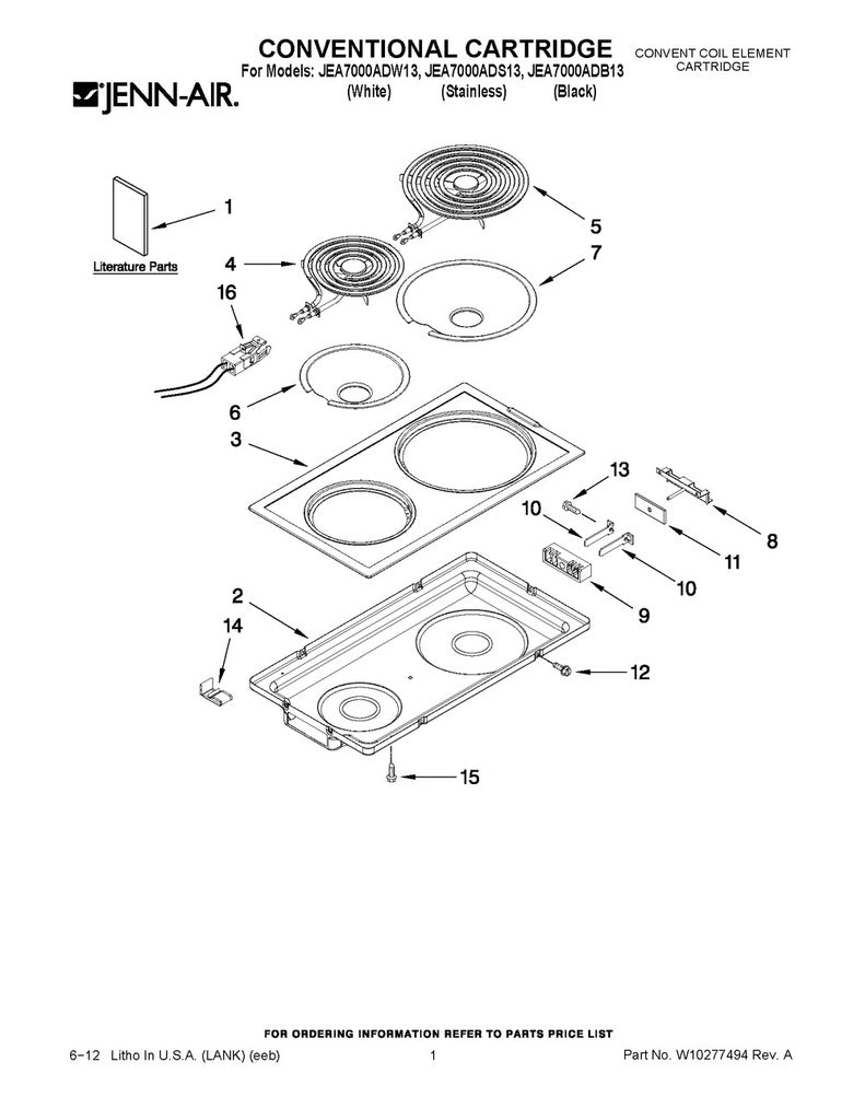 Whirlpool Range, Oven & Cooktop 8 Inch Drip Pan - 715878, Replaces: 5-80037