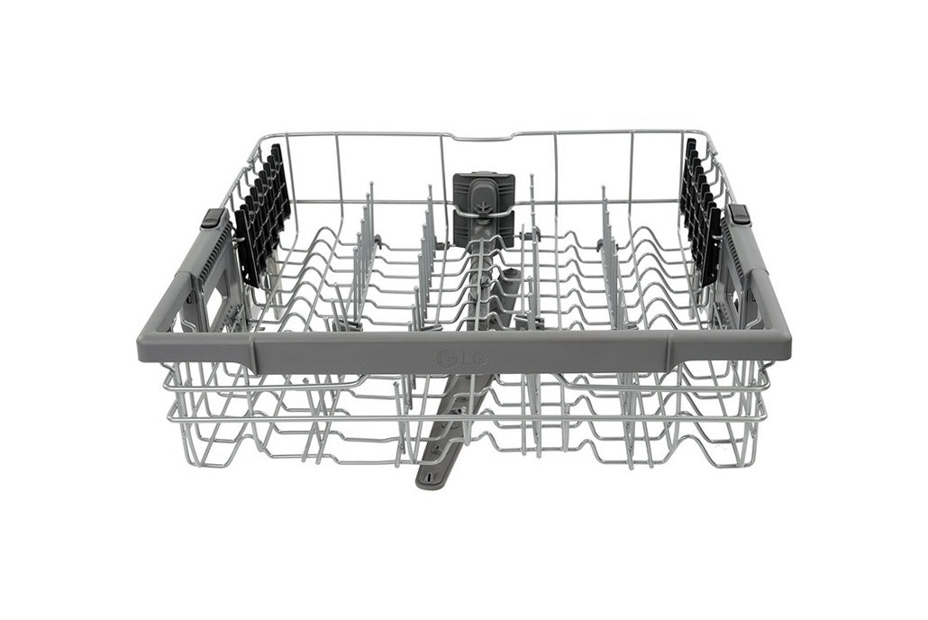LG Dishwasher Upper Dishrack Assembly (Gray) - AHB73249230, Replaces: AHB73129208