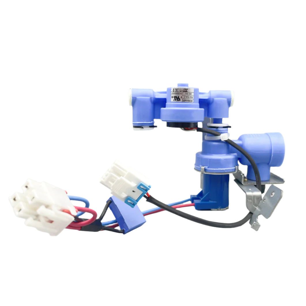 LG Refrigerator Water Inlet Valve Assembly - AJU72992603, Replaces: AJU72992610 MJX63491901 2660122 AP5331238 PS3618979 EAP3618979 PD00043398 OEM PARTS WORLD