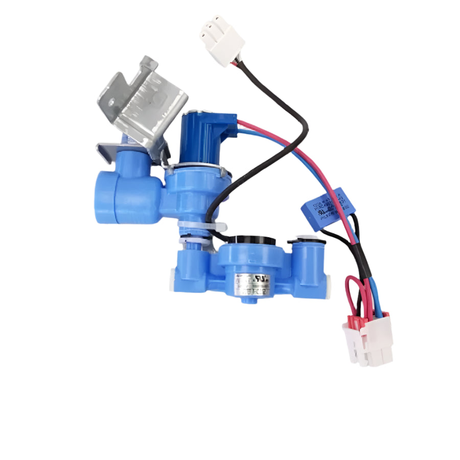 LG Refrigerator Water Inlet Valve Assembly - AJU72992603, Replaces: AJU72992610 MJX63491901 2660122 AP5331238 PS3618979 EAP3618979 PD00043398 OEM PARTS WORLD
