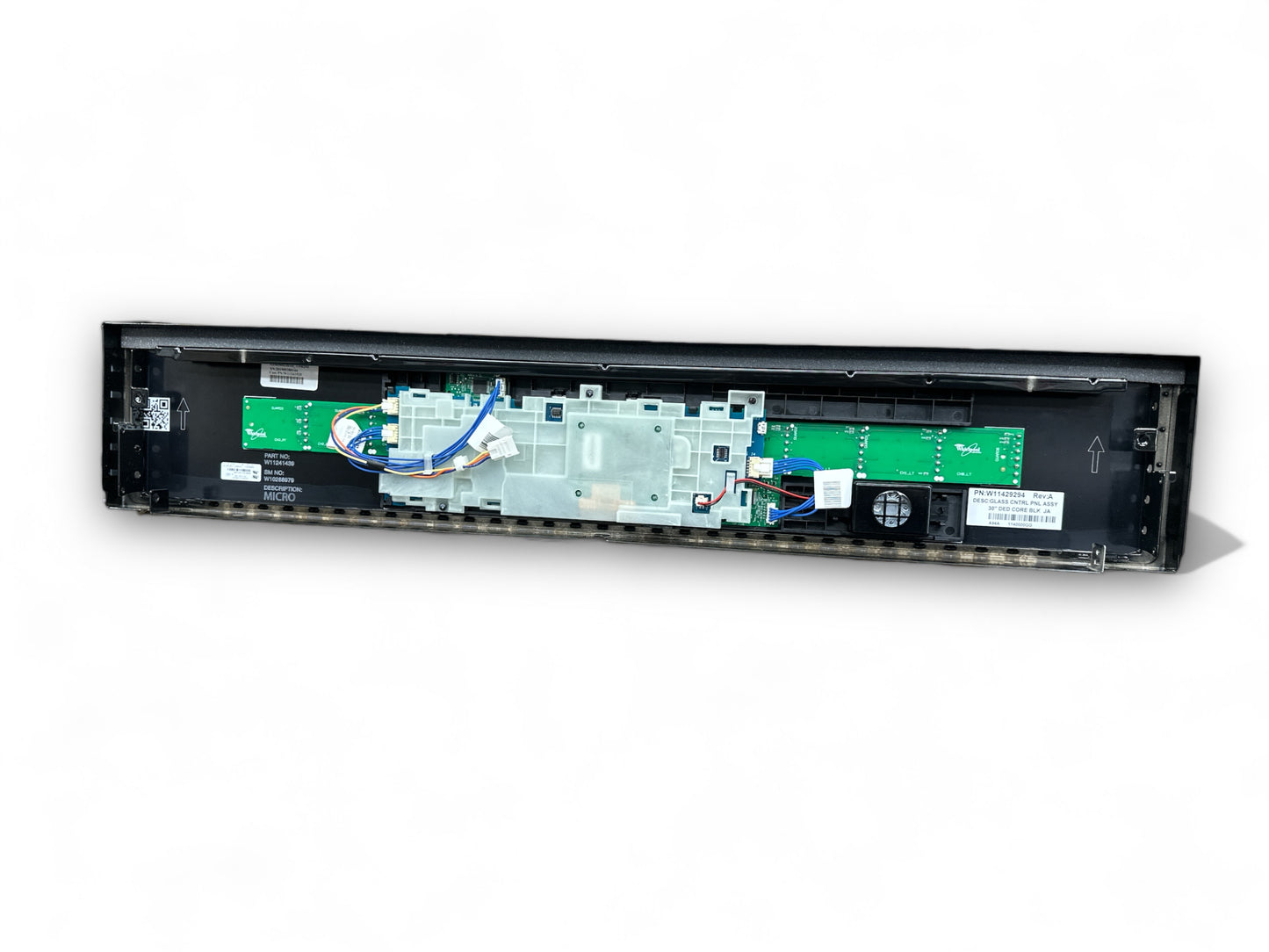 Whirlpool Microwave Control Panel Assembly OEM - W11460596, Replaces: W11241533 W11361394 W11363666 W11429294 PARTS OF CANADA