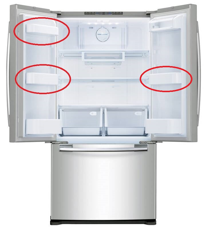 Samsung Refrigerator & Freezer Door Shelf Bin (Middle) - DA63-05035A