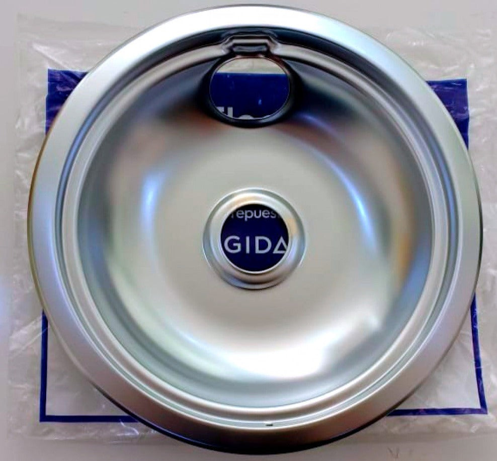 Frigidaire Range Drip Bowl, Chrome, 8" OEM - 316048413, Replaces: 5303013588 5301317238 5303205286 5303210561 5303285960 5303325328 5304432495 5308004682 5308011441