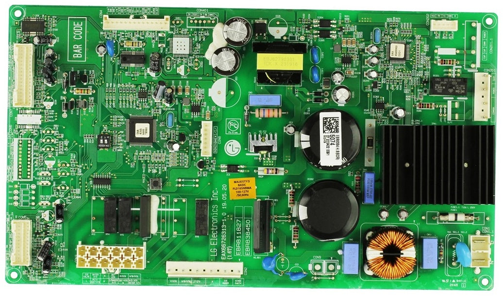 LG Refrigerator & Freezer Main Power Control Board - EBR83845074