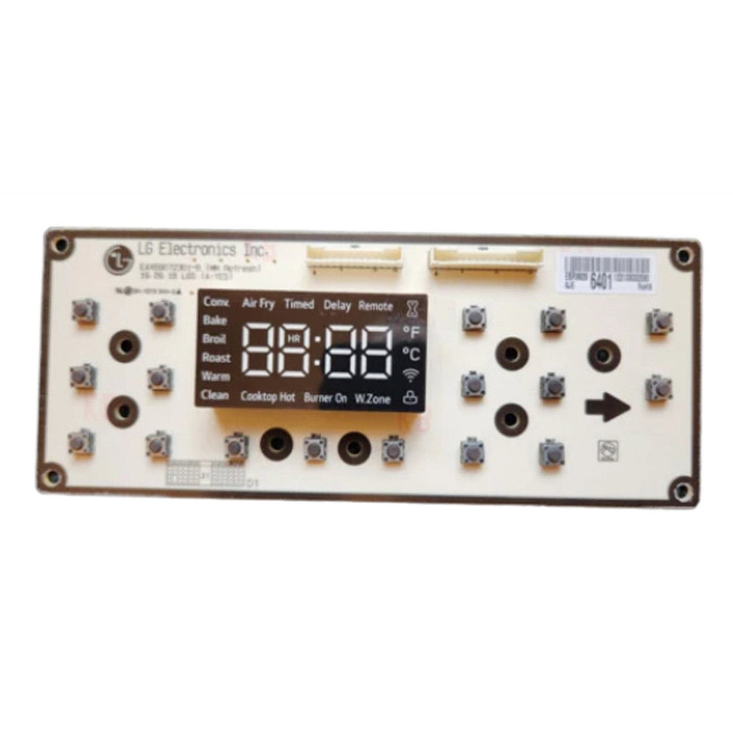 LG Range Display Control Board - EBR89296401