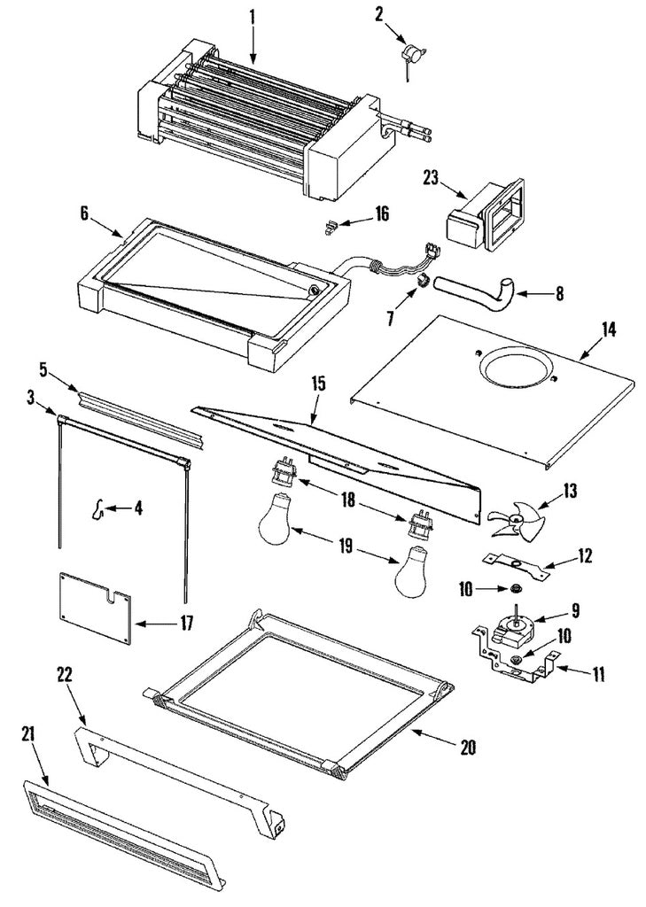 Whirlpool Refrigerator & Freezer Drip Tray Kit - W10199915, Replaces: 67001406
