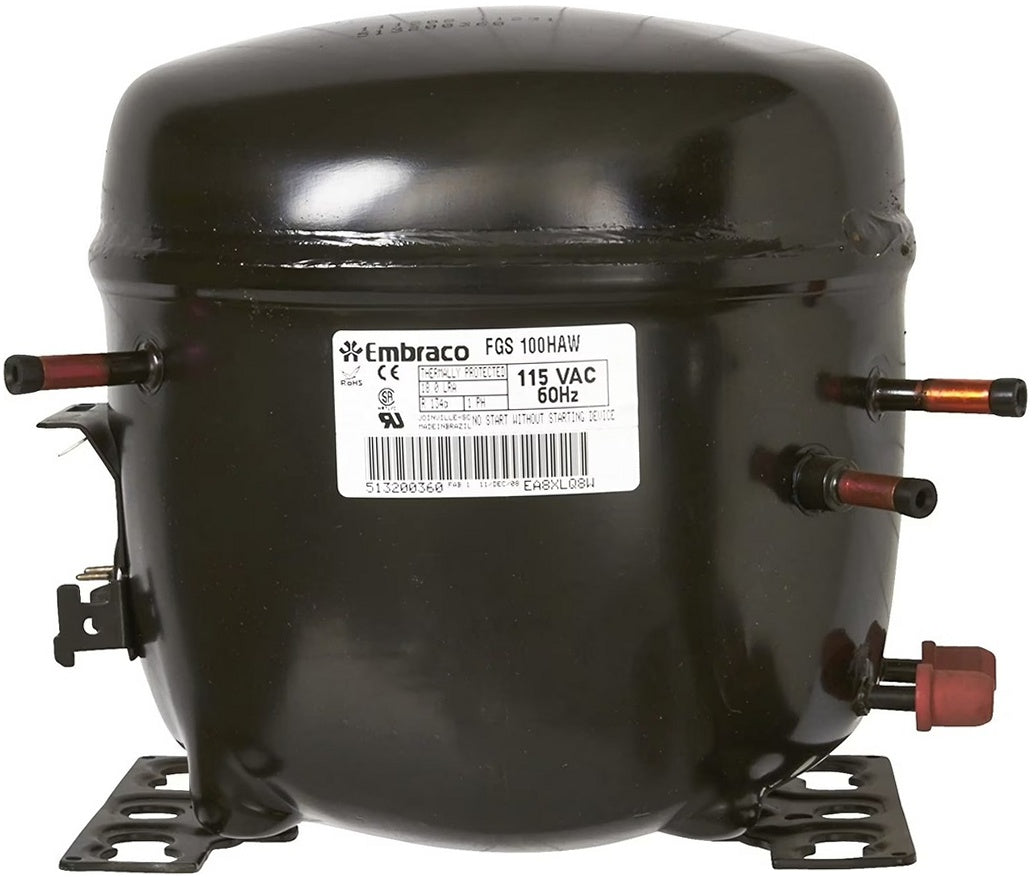 Whirlpool Refrigerator & Freezer Compressor Kit - W10309995, Replaces: 2169444