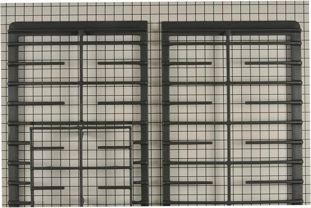 Whirlpool Range, Oven & Cooktop Grate Kit (Black) - W10338795, Replaces: 9763508CB