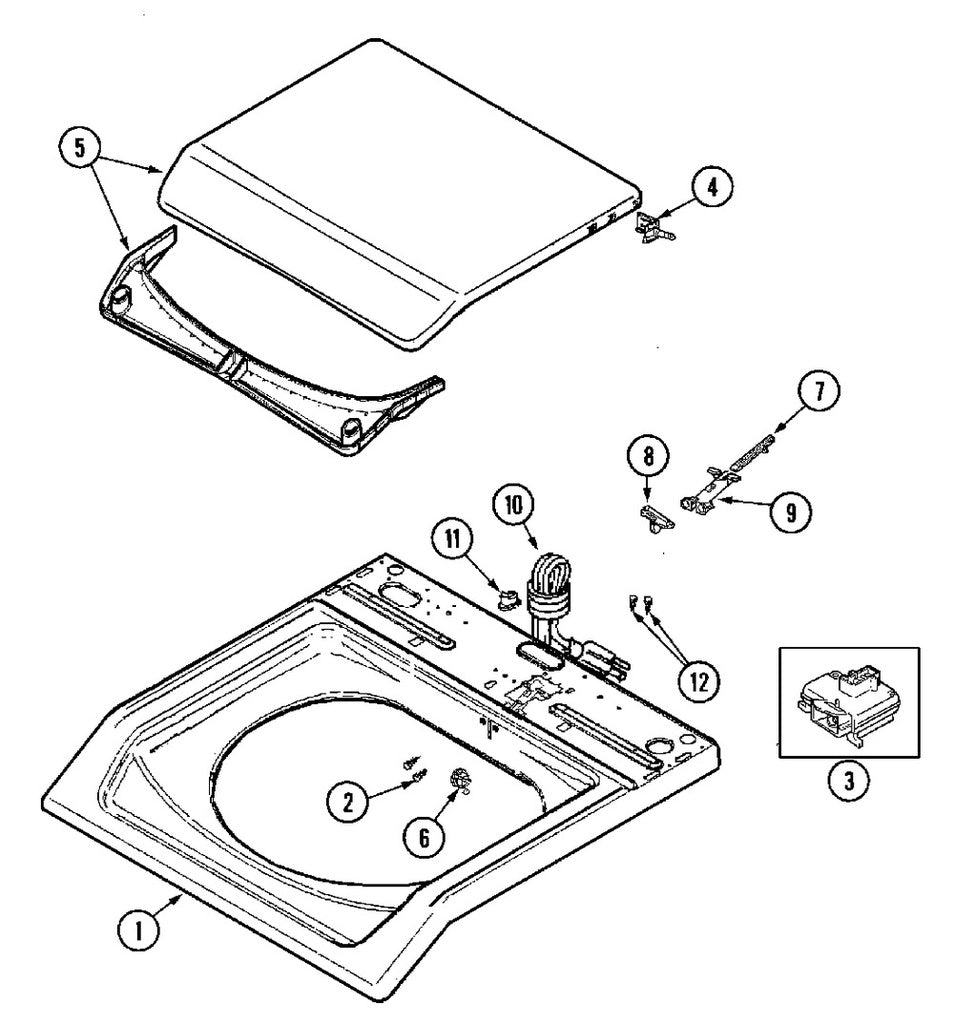 Whirlpool Washer Lid Cam - W10814230, Replaces: 22002755