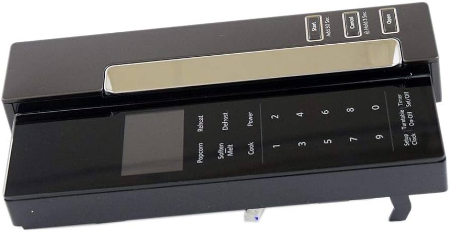Whirlpool Microwave Control Panel, Right (Black Stainless) OEM - W11226998