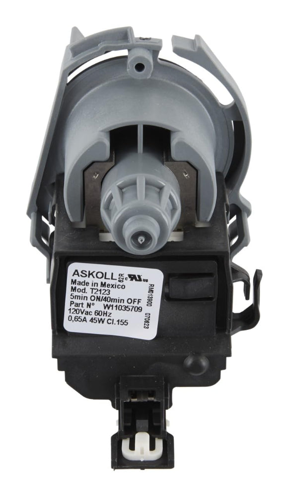Whirlpool Dishwasher Drain Pump Motor Assembly - W11412291