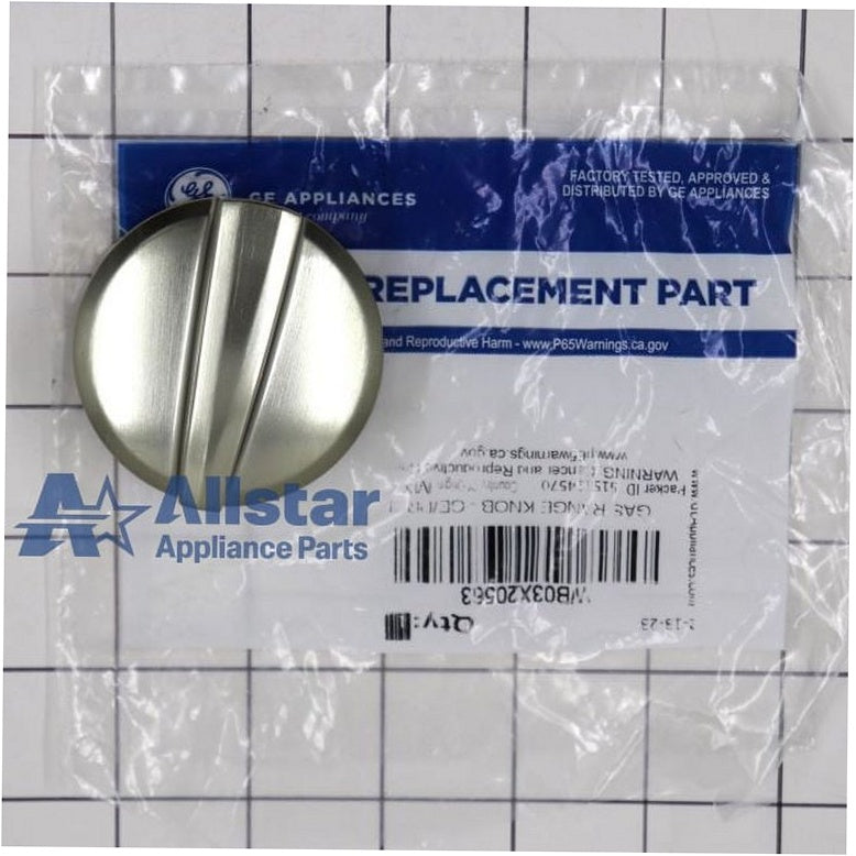 GE Range, Oven & Cooktop Knob - WB03X20563
