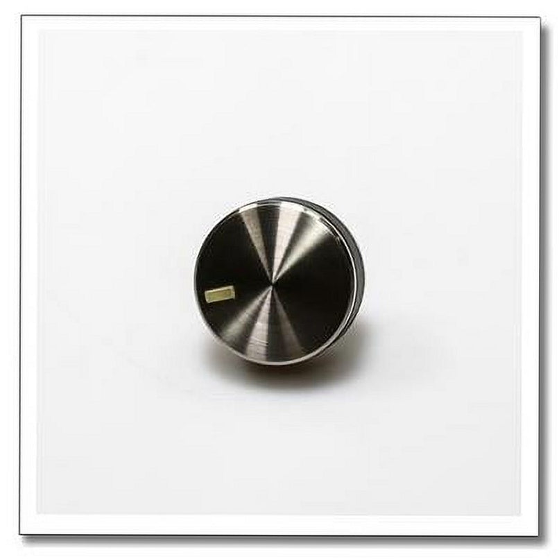 GE Range, Oven & Cooktop Burner Control Knob (Stainless Steel) - WB03X24360, Replaces: WB03T10259
