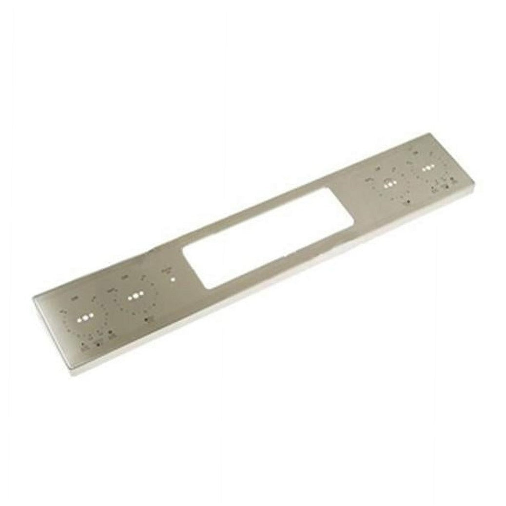 GE Range, Oven & Cooktop Control Panel Overlay (Stainless) - WB07X33621, Replaces: WB07X29099