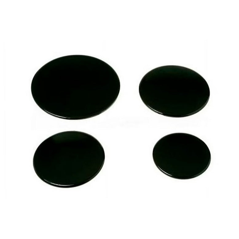 GE Range, Oven & Cooktop Burner Cap Kit (Black) - WB29X36765, Replaces: WB29K10008