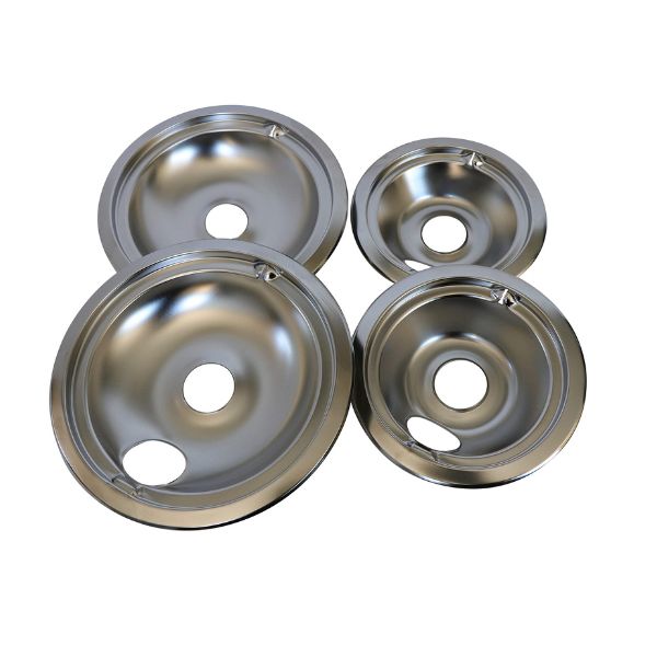 GE Range Chrome Burner Drip Bowl - WB31T10010