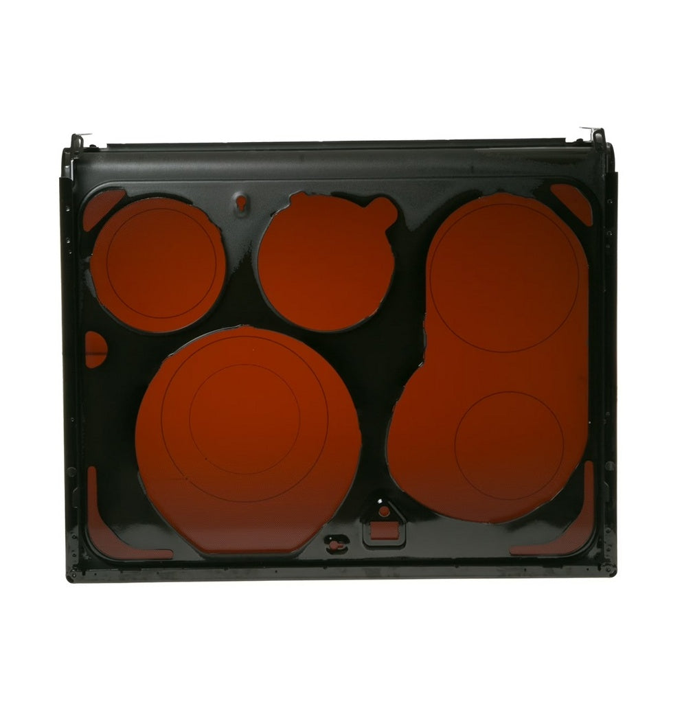 GE Range, Oven & Cooktop Glass Main Top (Black) - WB62X20903