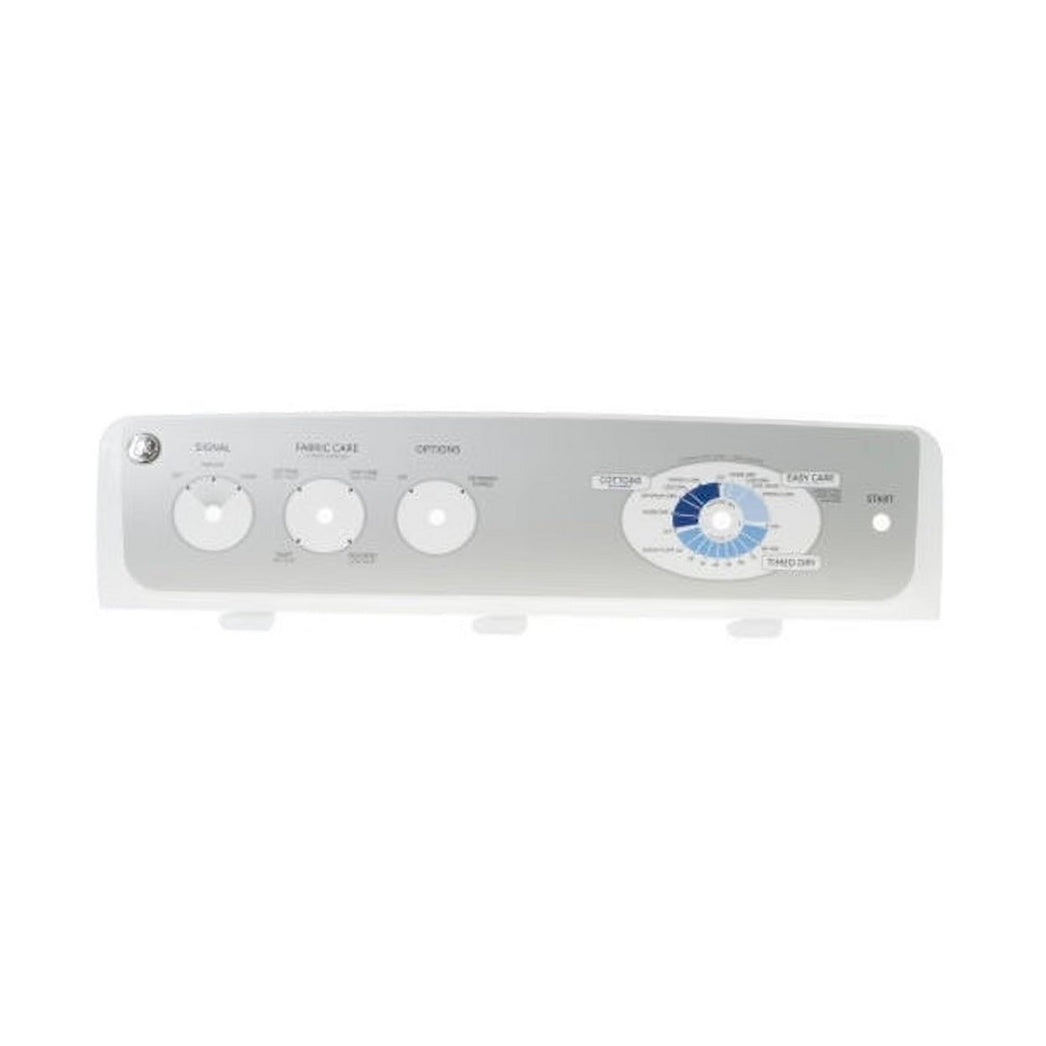 GE Dryer Control Panel Assembly (White) - WE19M1511