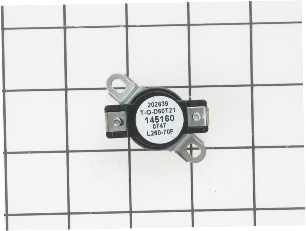 GE Dryer Thermostat - WE4X757, Replaces: WE04X0757