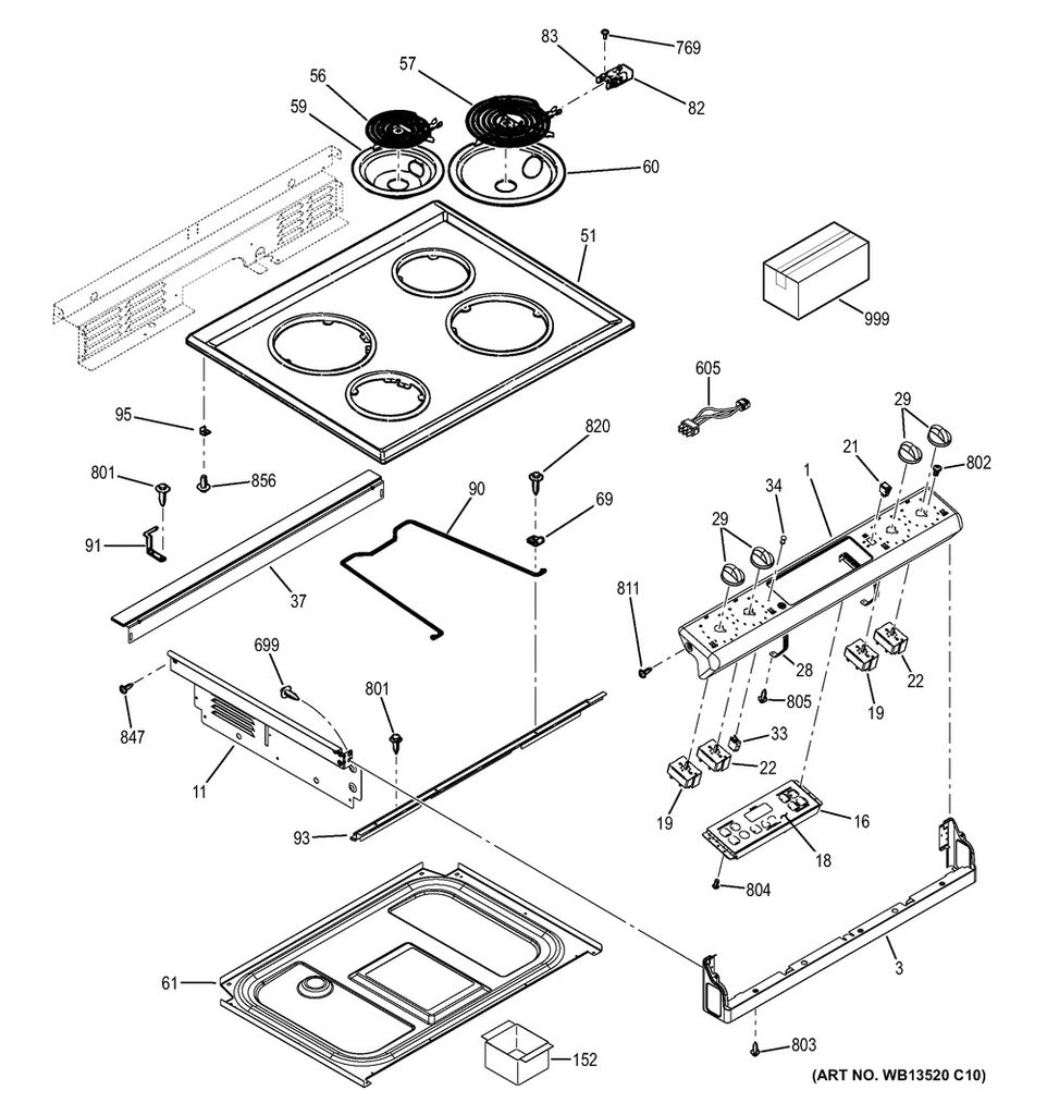GE Range, Oven & Cooktop Range Surface Element Receptacle - WG02A00459