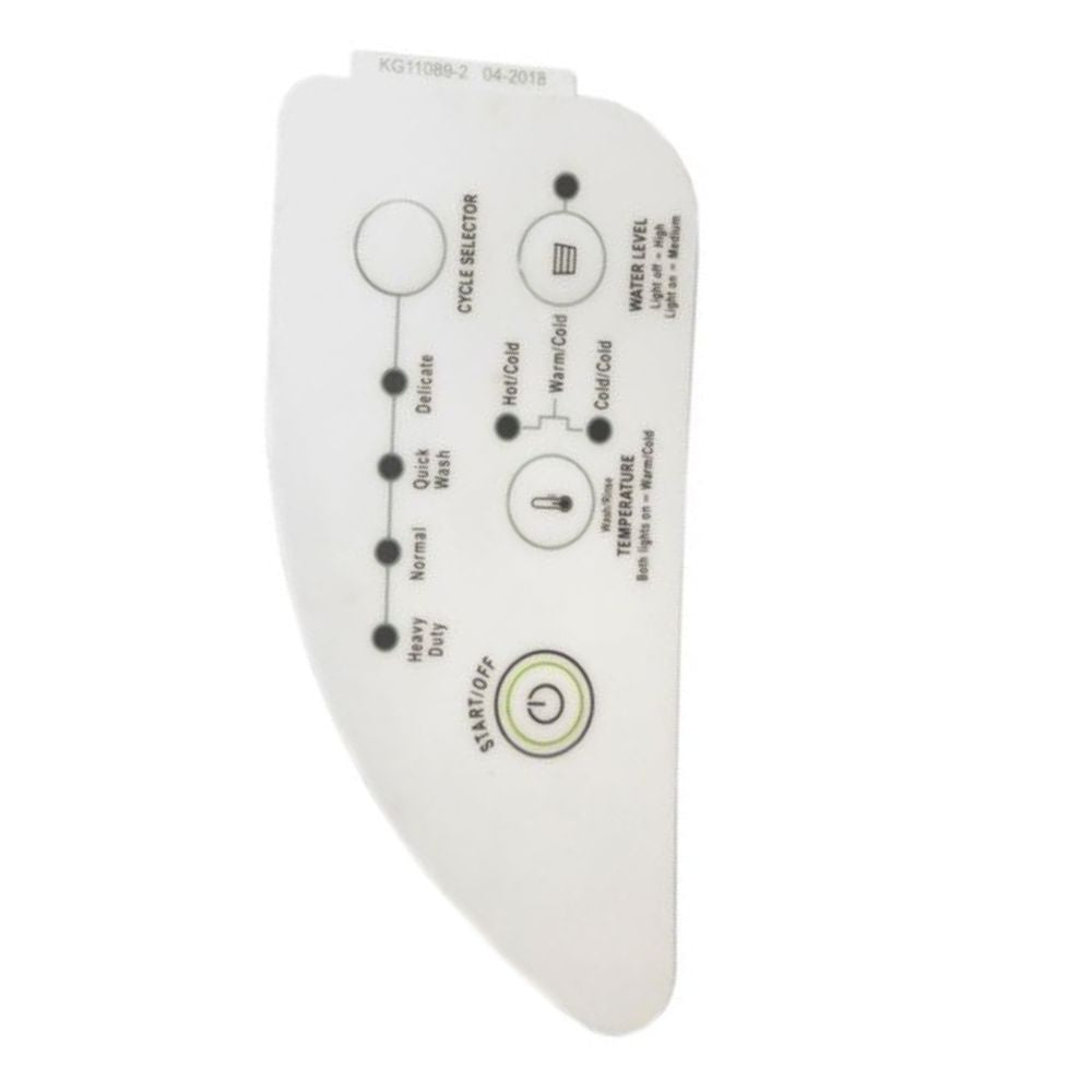 Whirlpool Washer Overlay - WP326033923