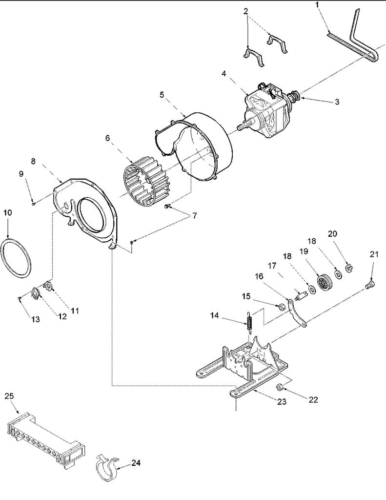 Whirlpool Dryer Idler Pulley - WP37001287, Replaces: 5-0269