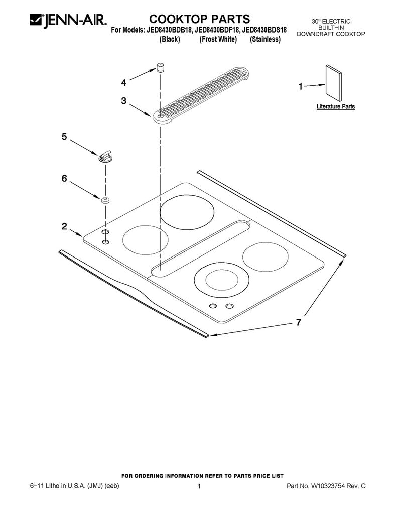 Whirlpool Range, Oven & Cooktop Burner Knob - WP74010839, Replaces: 74010839
