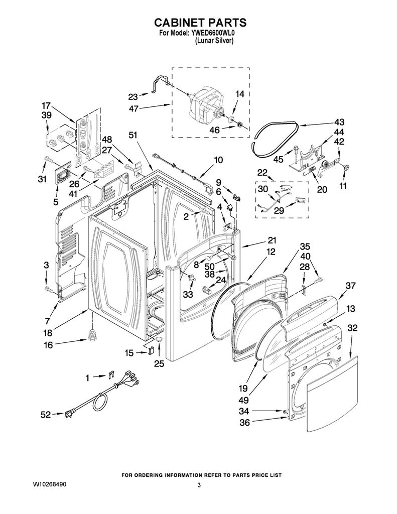 Whirlpool Dryer Belt - WP8547168, Replaces: 8547168