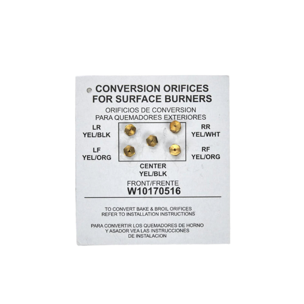 Whirlpool Range LP Surface Burner Conversion Kit OEM - WPW10170516