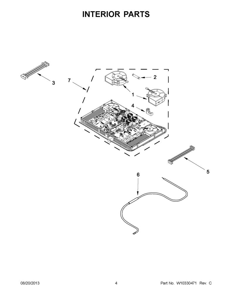 Whirlpool Range, Oven & Cooktop Wire Harness - WPW10328397, Replaces: W10328397