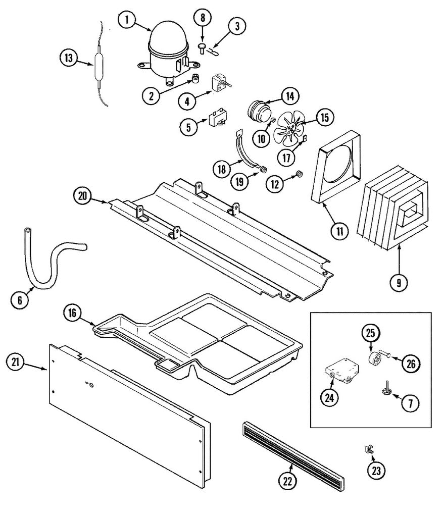 Whirlpool Refrigerator & Freezer Refrigerator Start Device Kit - WPW10398552