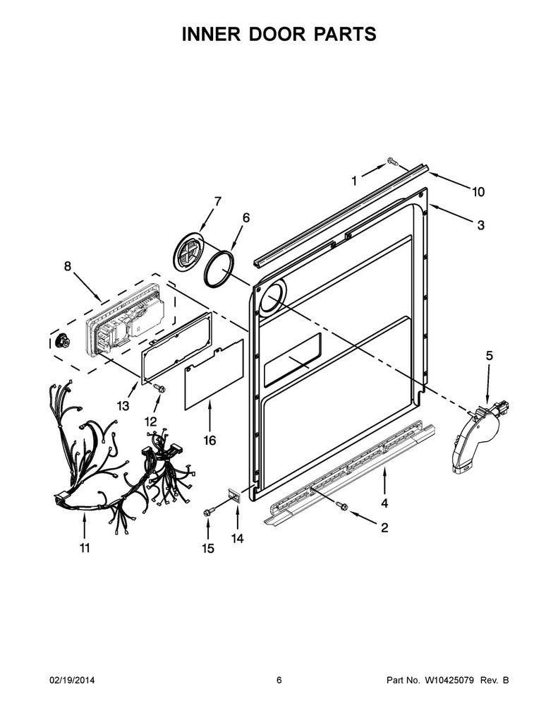 Whirlpool Dishwasher Vent - WPW10469575, Replaces: W10195031
