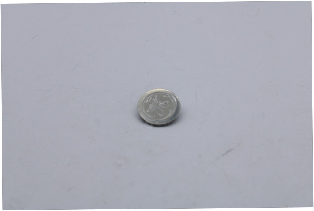 GE Dishwasher Nameplate (Chrome) - WR04X29375, Replaces: WR02X45685