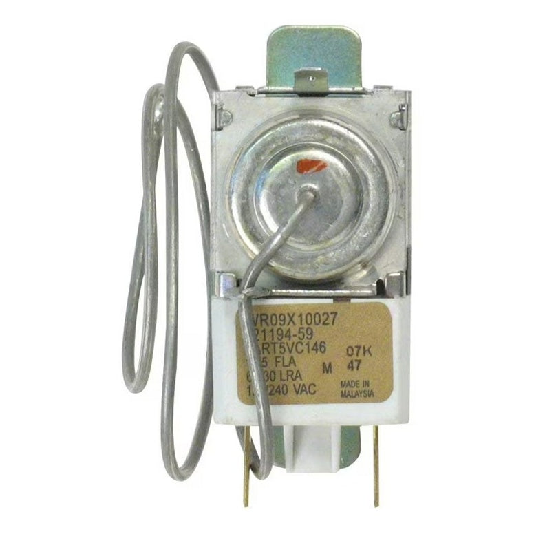 GE Refrigerator & Freezer Temperature Control Thermostat - WR09X20002, Replaces: 245D1262P001