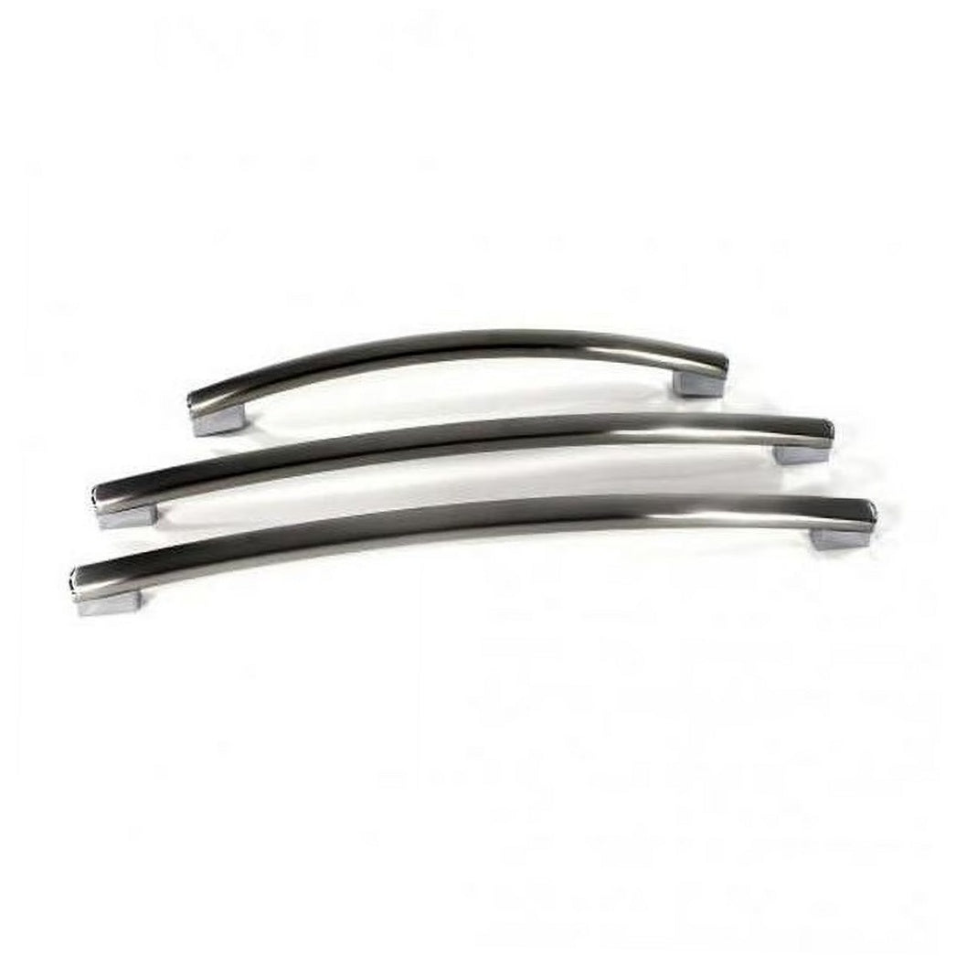 GE Refrigerator & Freezer Handle Pack Kit Assembly (Stainless) - WR12X25069