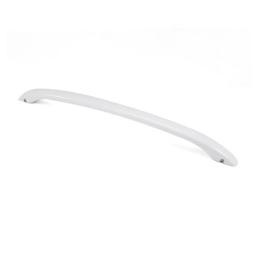 GE Refrigerator Freezer Door Handle (White) - WR12X34231, Replaces: WR01A02557