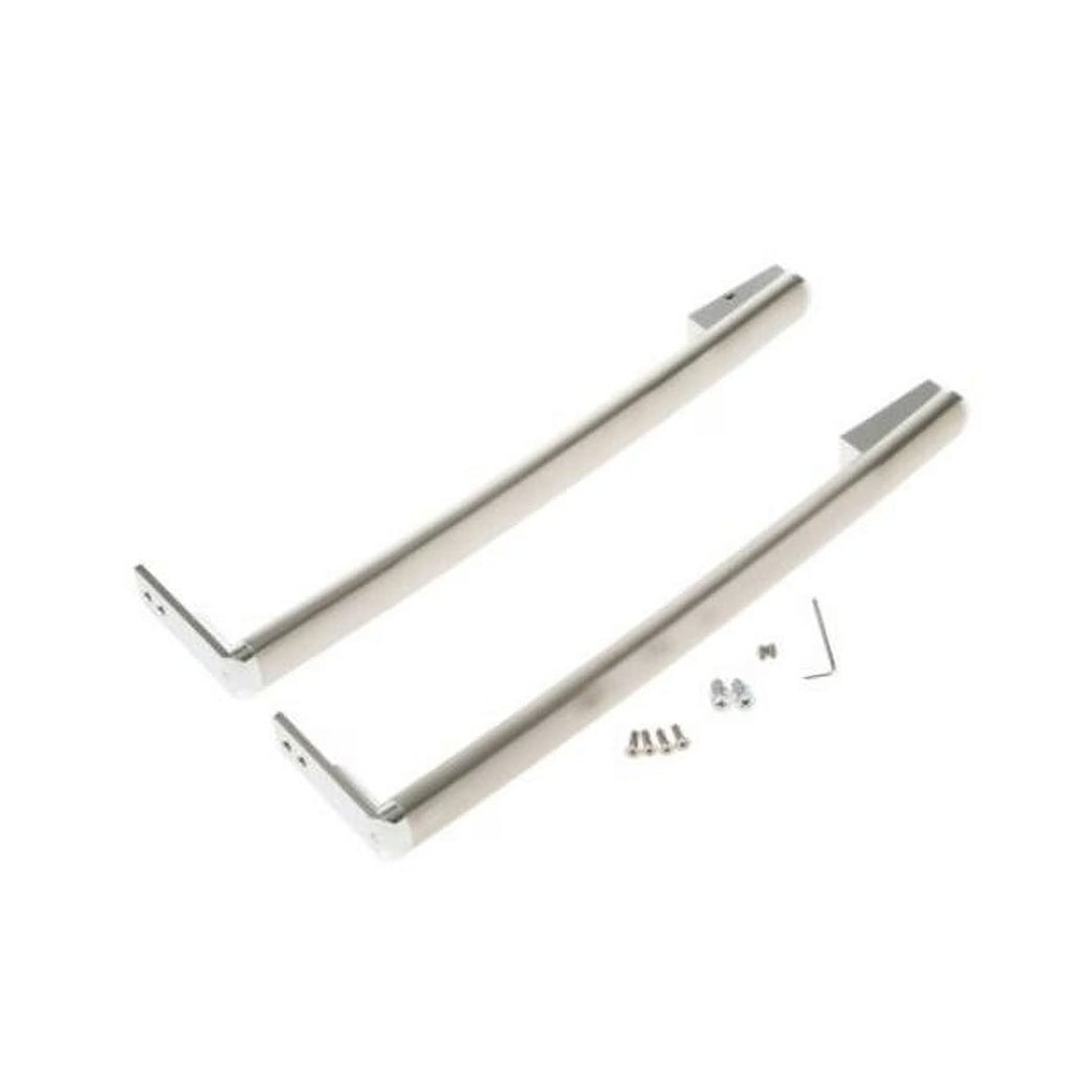 GE Refrigerator & Freezer Door Handle Set & Hardware Kit (Stainless) - WR12X36947, Replaces: WR12X22799