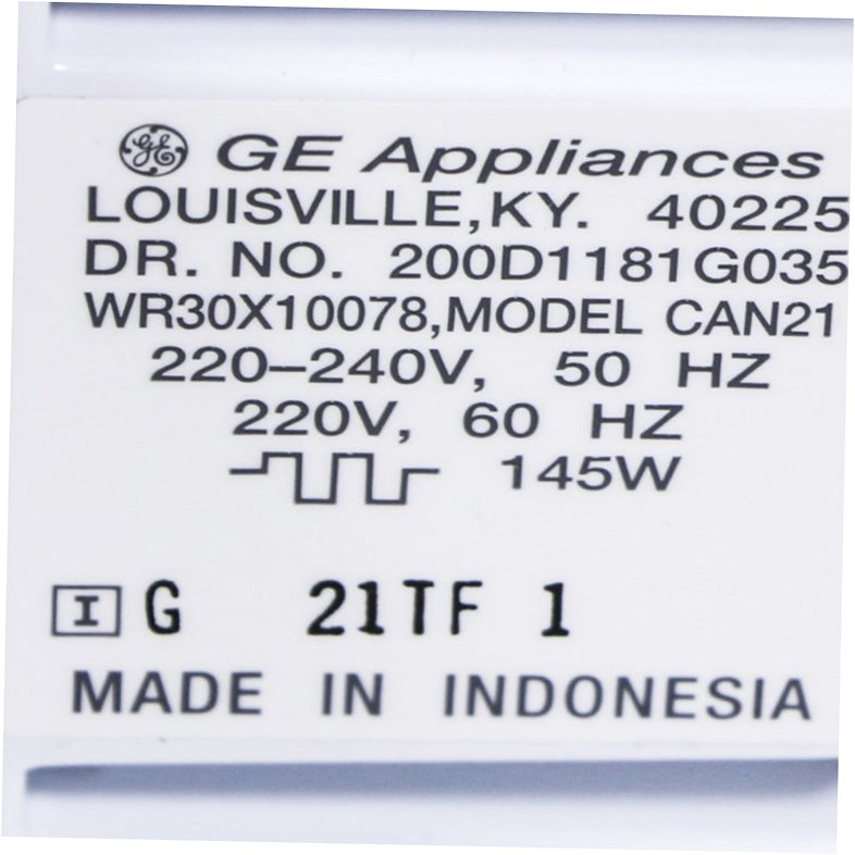 GE Refrigerator & Freezer Ice Maker Kit (220V) - WR30X10081, Replaces: WR29X0176