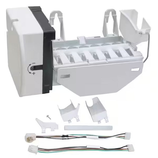 GE Refrigerator & Freezer Ice Maker Assembly - WR30X10093, Replaces: 197D7636G006