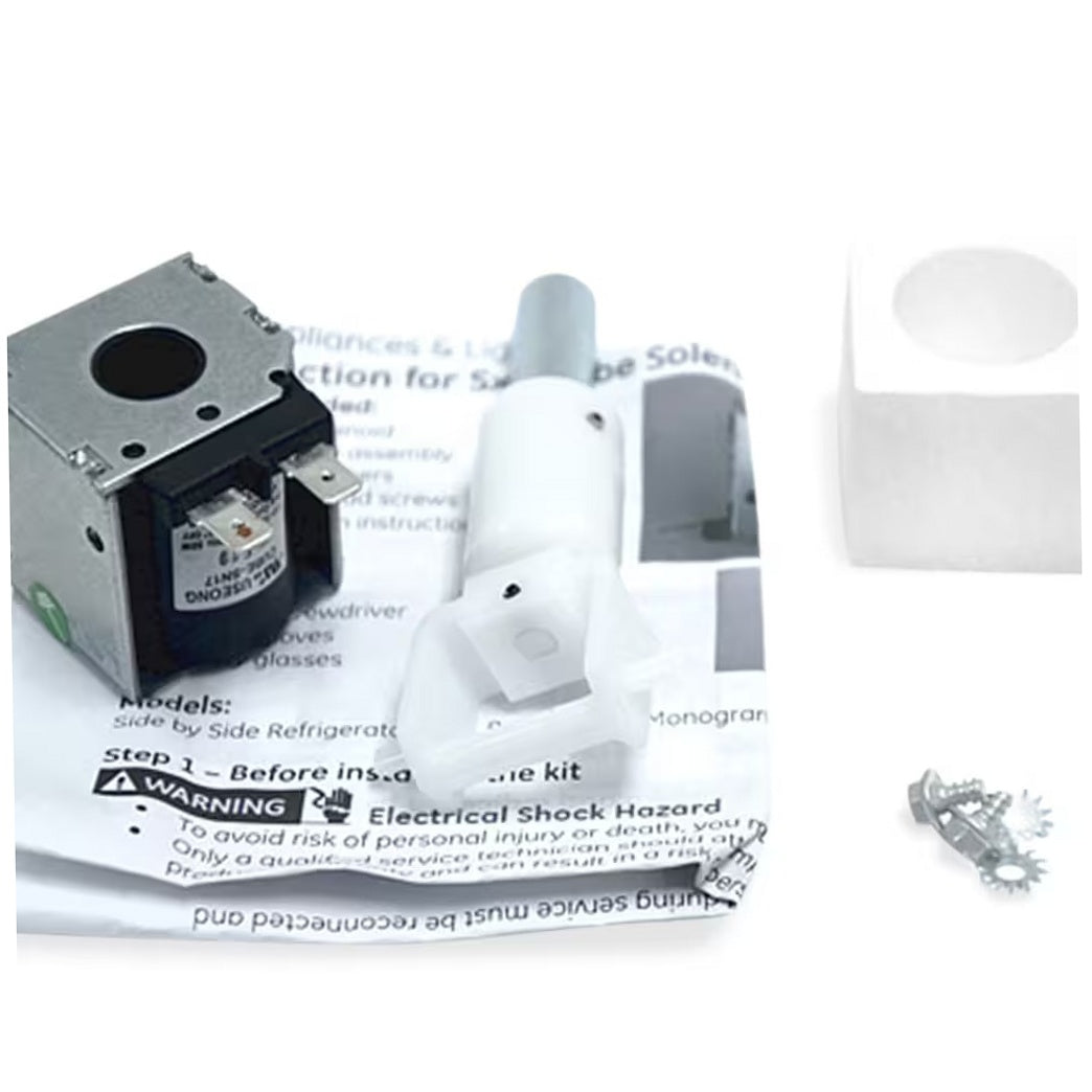 GE Refrigerator & Freezer Ice Solenoid Kit - WR62X23154, Replaces: WR02X13138