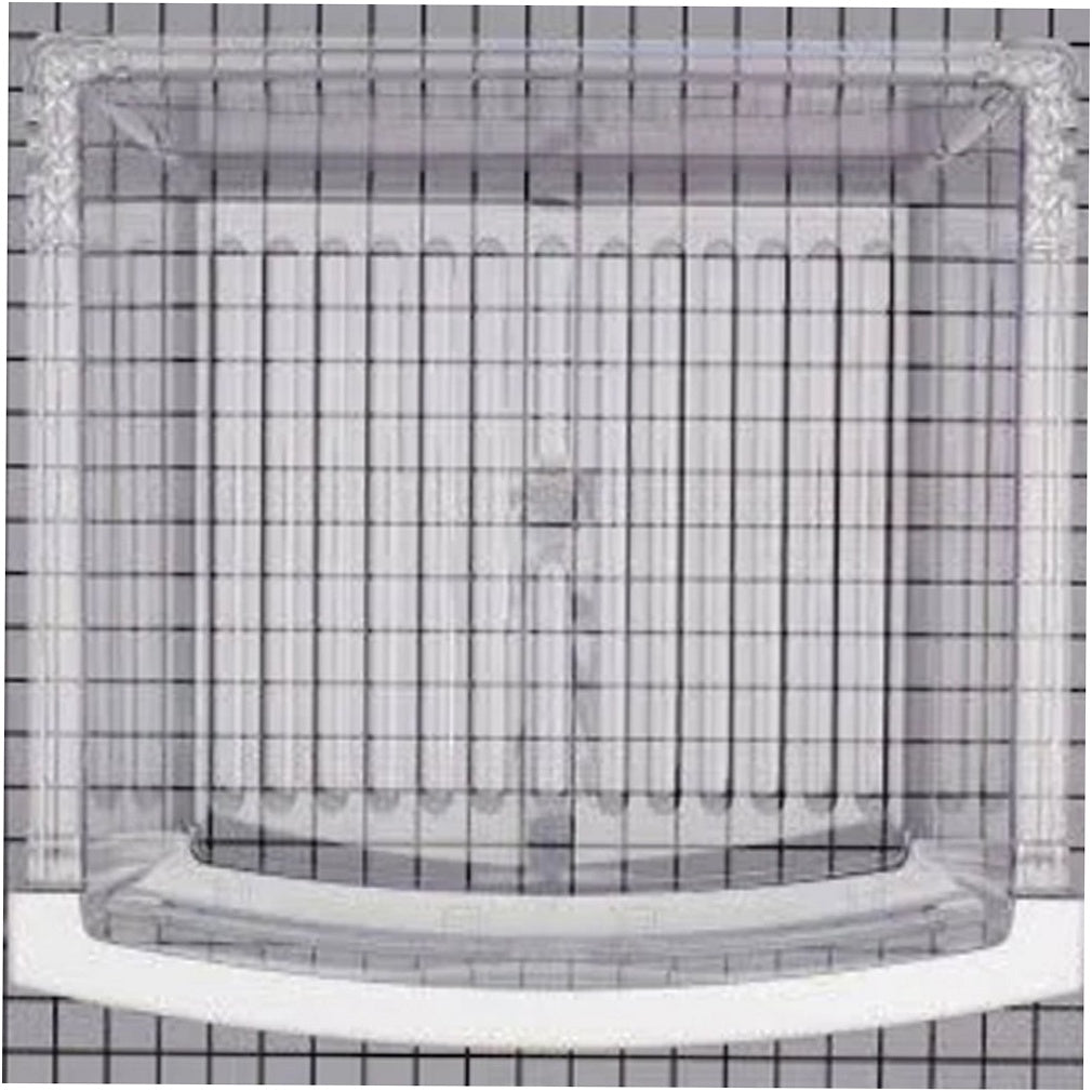 GE Refrigerator & Freezer Middle Drawer Assembly - WR71X38328, Replaces: WR32X10343
