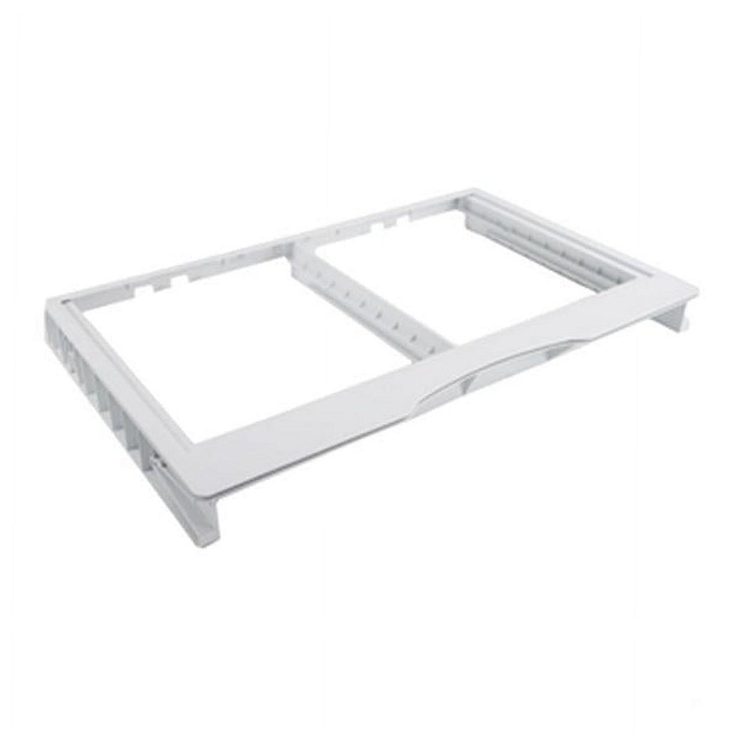 GE Refrigerator & Freezer Vegetable Shelf Frame - WR72X10332, Replaces: WR72X10306