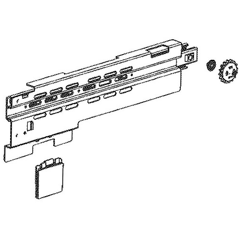 GE Refrigerator & Freezer Slide Rail Assembly (Lower Left) - WR72X10385